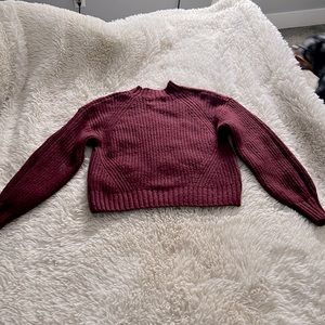 Super warm maroon sweater